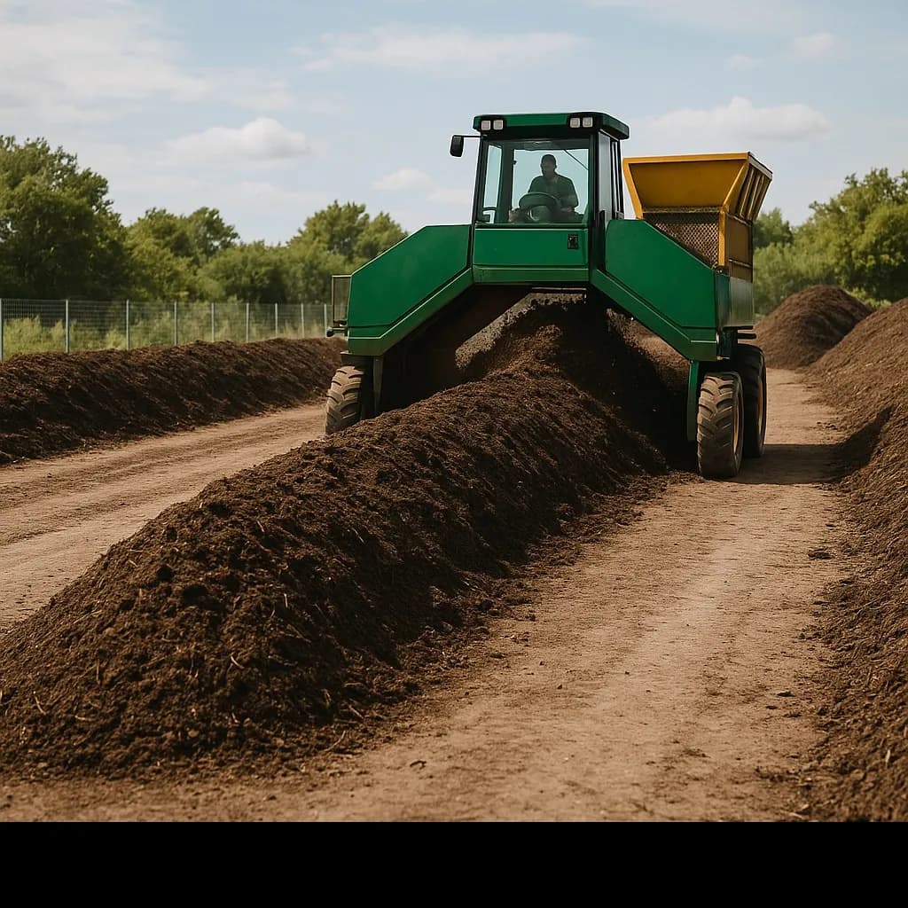 Composting in action