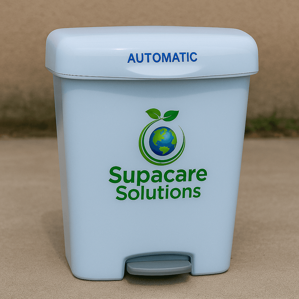 22L automatic sensor sanitary bin branded Supacare Solutions