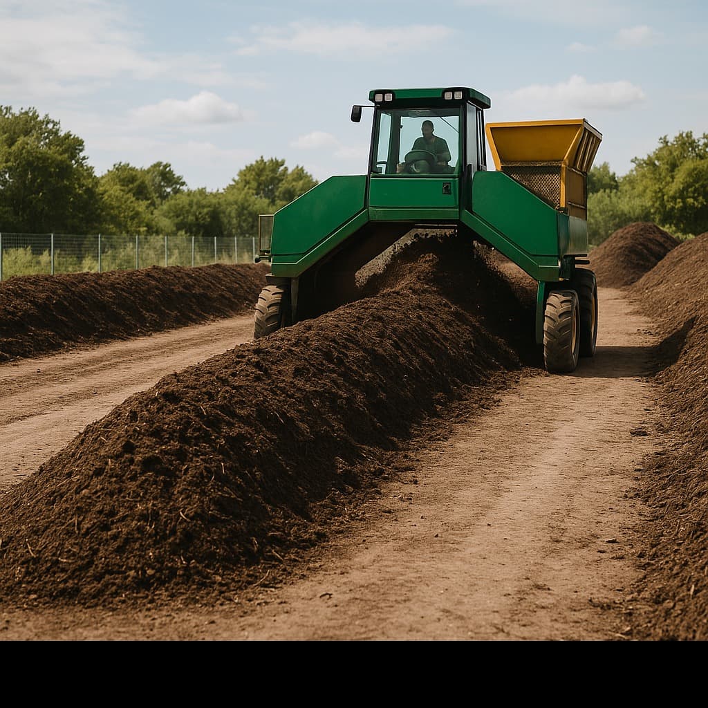 Composting in action