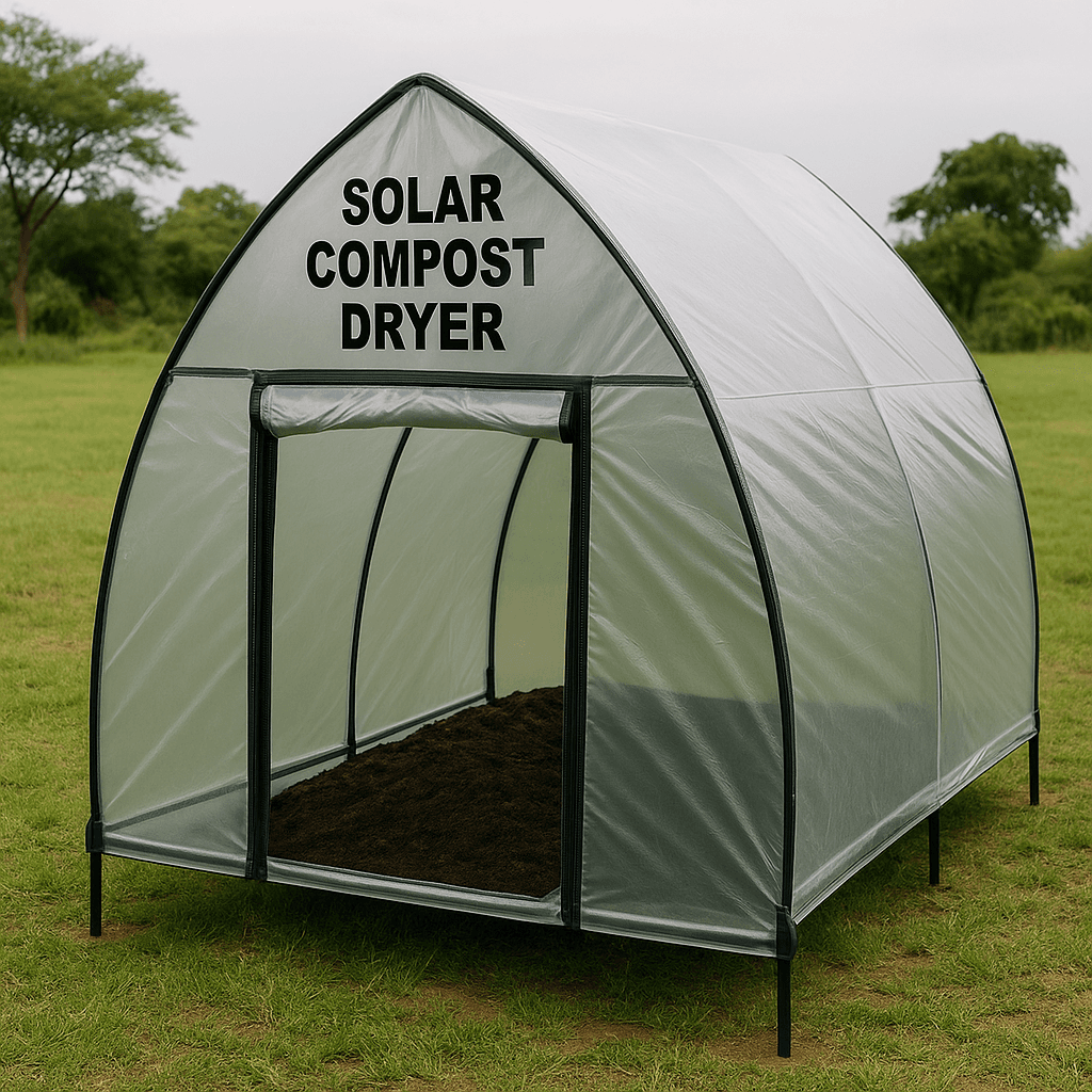 Supacare solar dryer with mesh panels