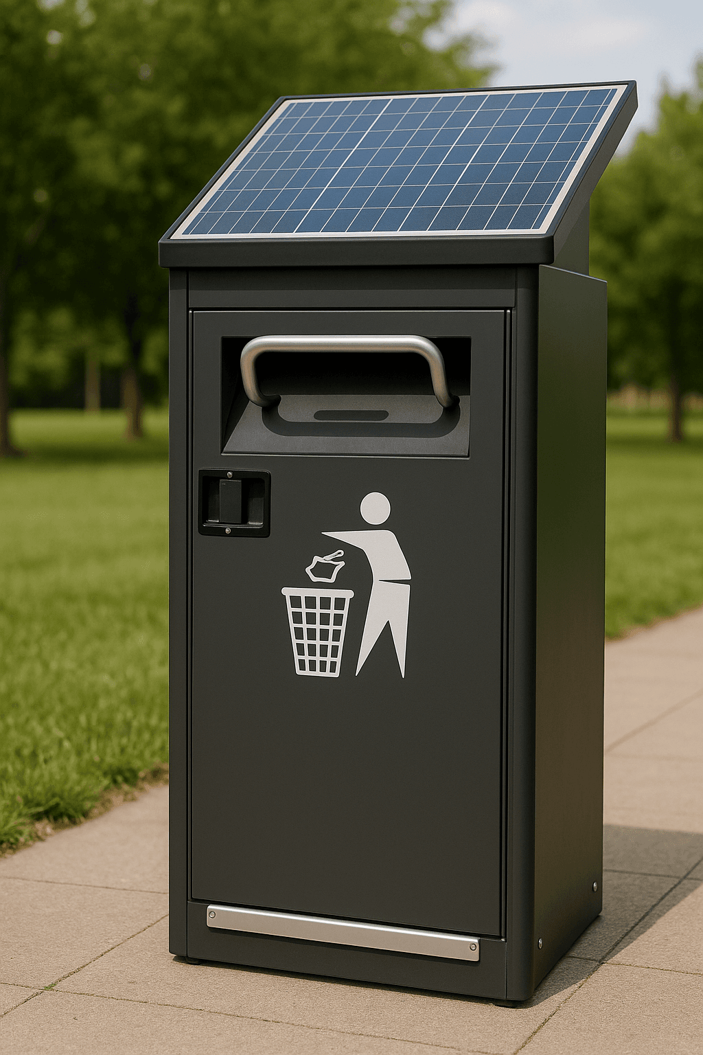 Supacare solar-powered smart waste compactor