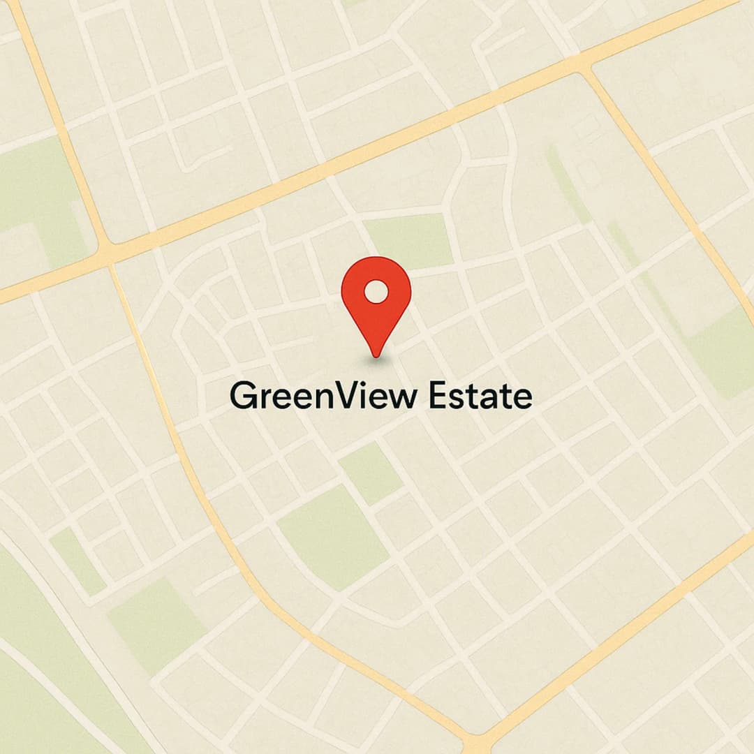 GreenView Estate Map